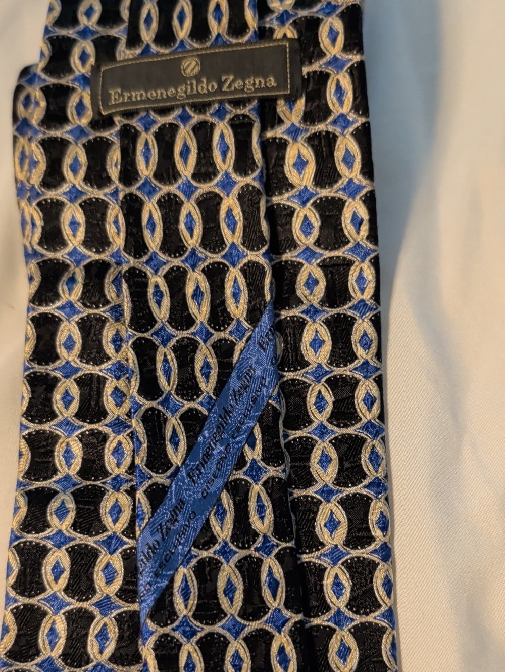Ermenegildo Zegna Disegno Esclusivo 100% Silk Made In Italy